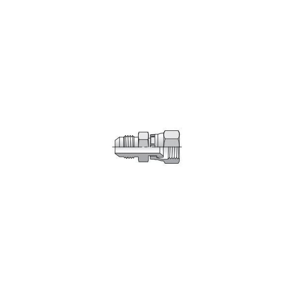 Parker Triple-Lok 37 Deg Flare 45 Deg Elbow Male JIC to Male SAE ORB, Steel V5OX 12-10 V5OX-S - main